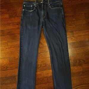 Levi's Dark Indigo Straight Jeans